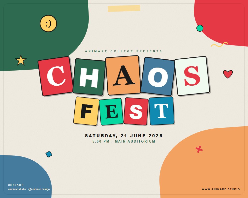 Chaos Fest event poster
